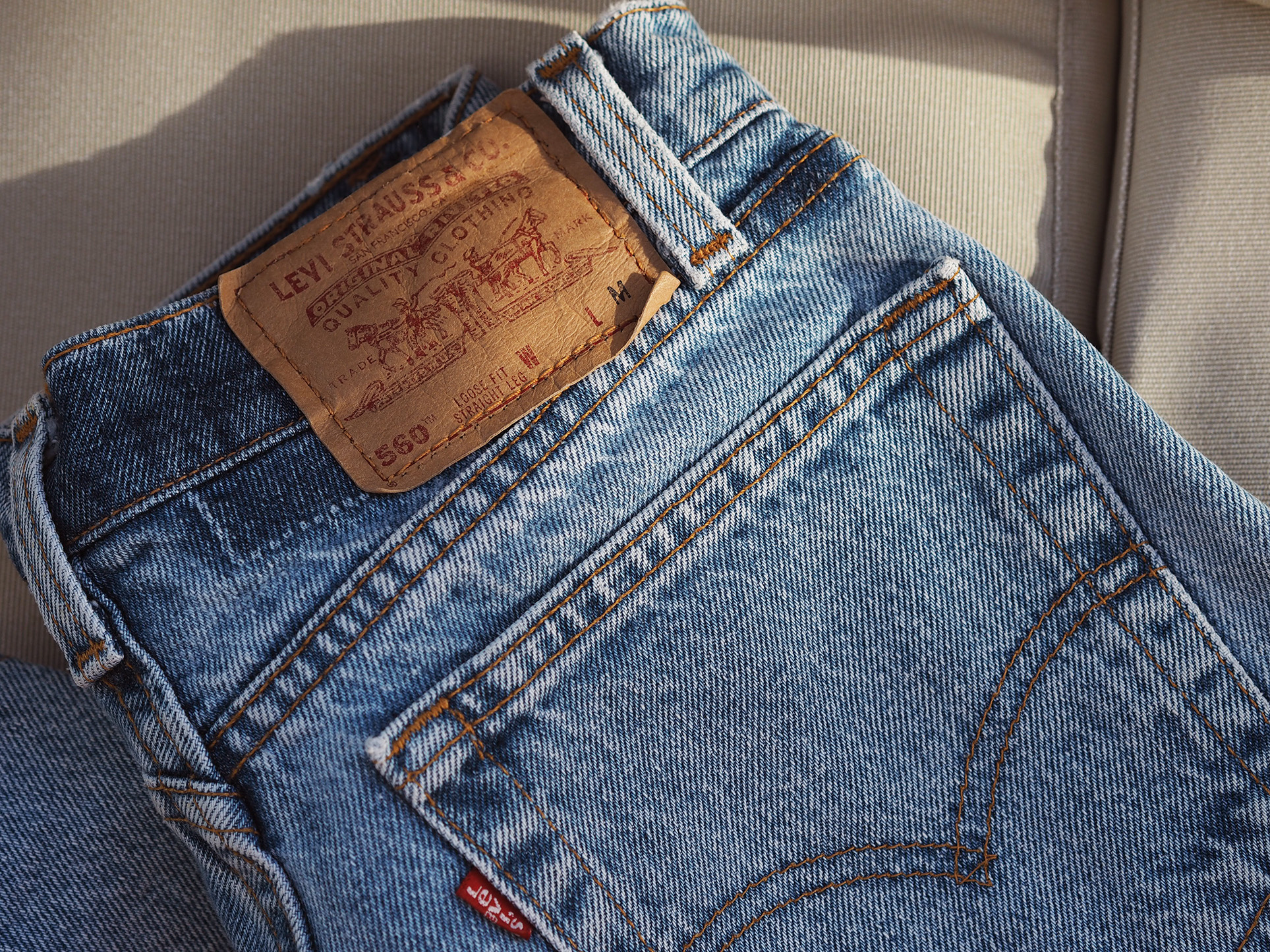 Levi's 560 close up